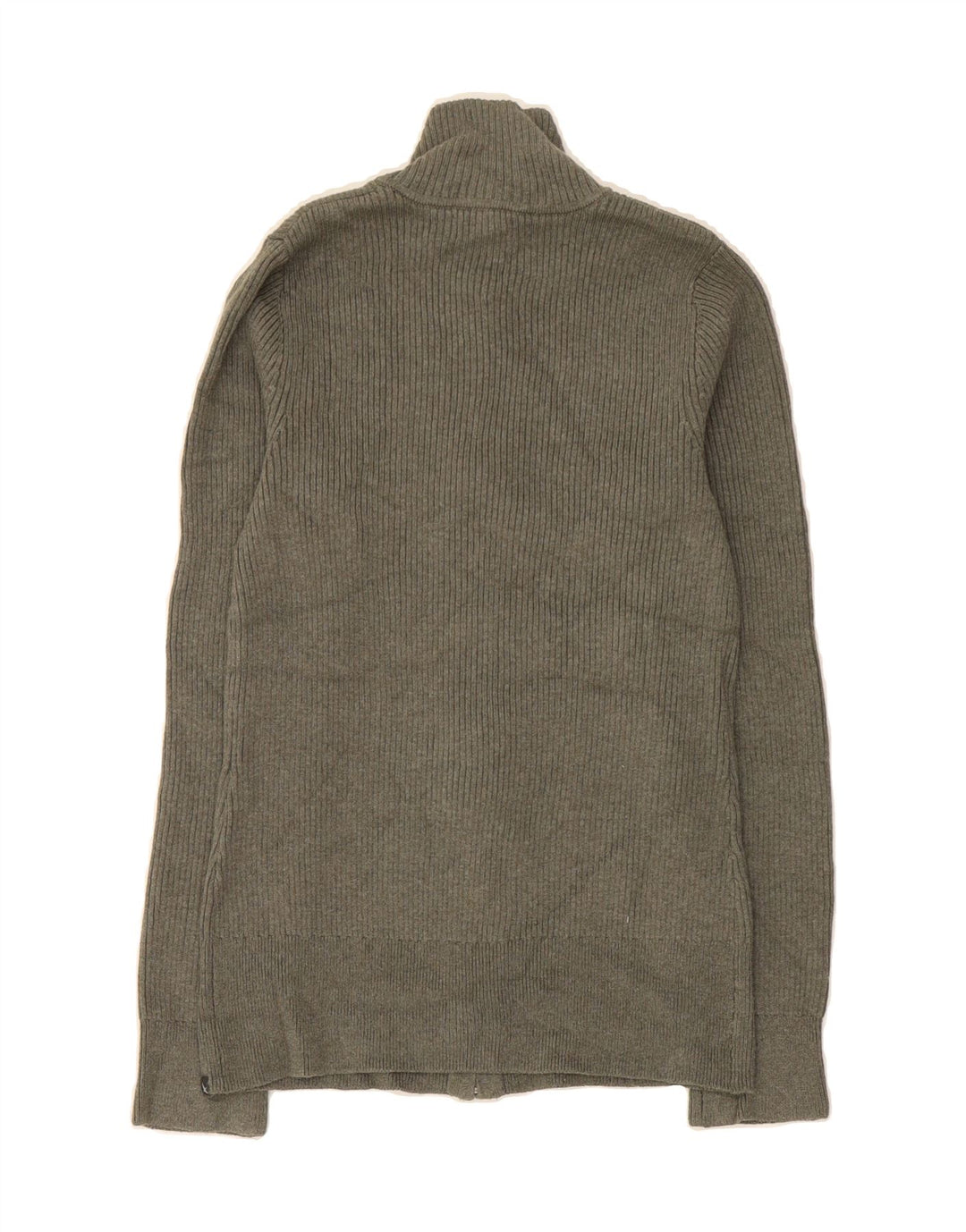 EDDIE BAUER Womens Cardigan Sweater UK 12 Medium Grey Cotton Vintage Eddie Bauer and Second-Hand Eddie Bauer from Messina Hembry 