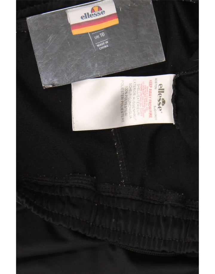 Pantaloncini sportivi da donna Ellesse UK 16 Large Nero Poliestere