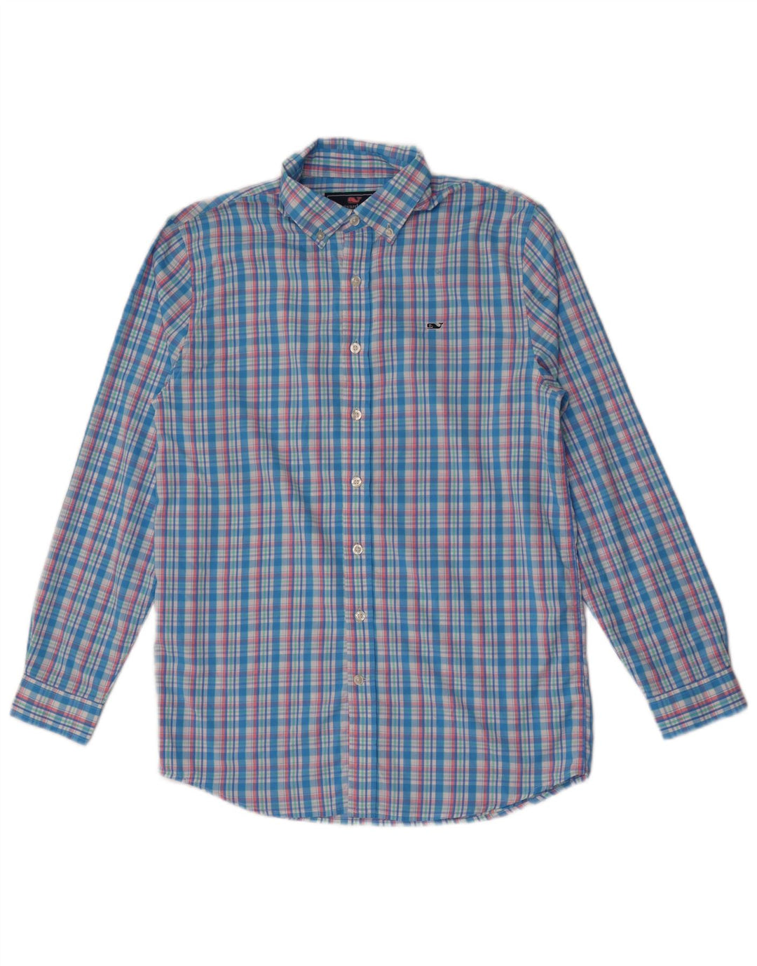 Camicia da ragazzo Vineyard Vines 15-16 anni XL Nylon a quadri blu
