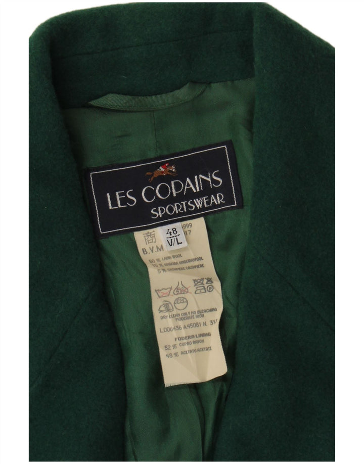 Giacca Blazer Doppiopetto Donna Les Copains IT 48 XL Lana Verde
