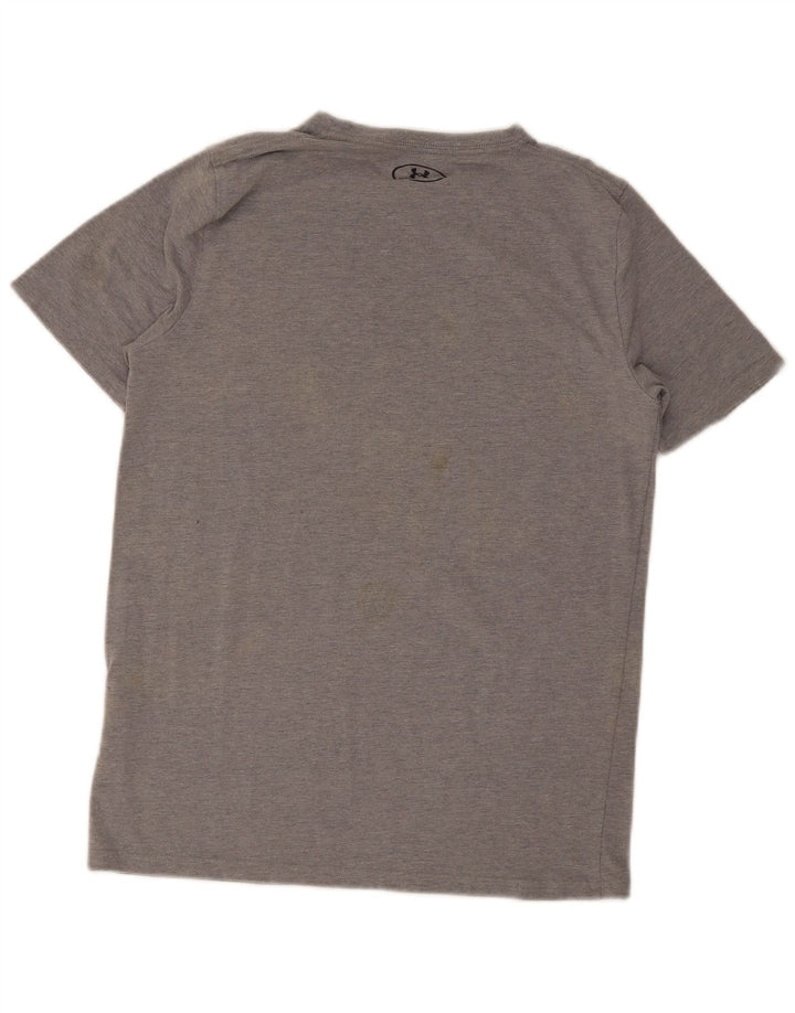 Maglietta regolare da ragazzo Under Armour 13-14 anni XL in cotone grigio