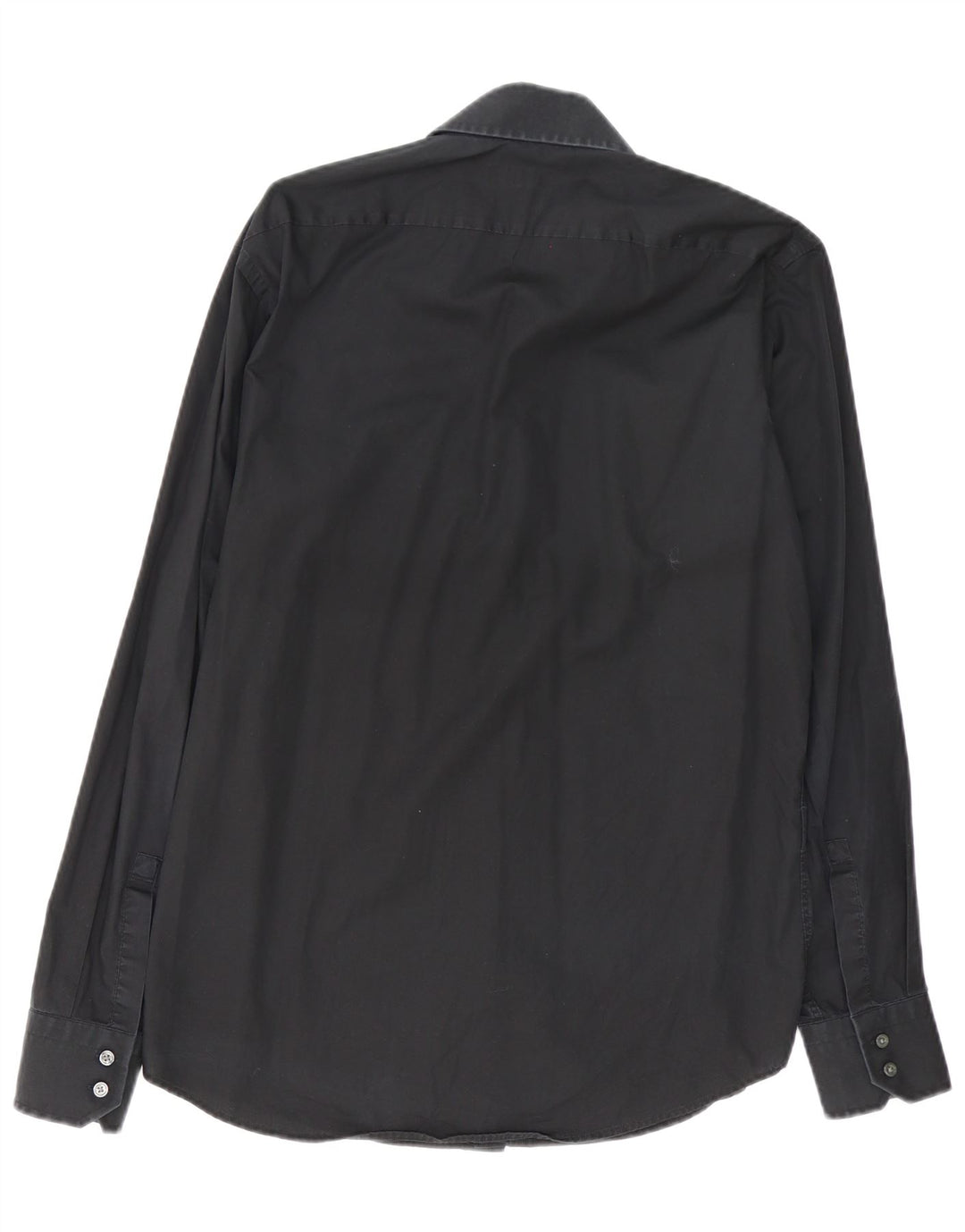 Camicia da uomo vestibilità regolare Hugo Boss taglia 39 15 1/2 media nera