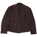 Giacca blazer doppiopetto da donna Ferkinghoff UK 20 2XL Gessato grigio