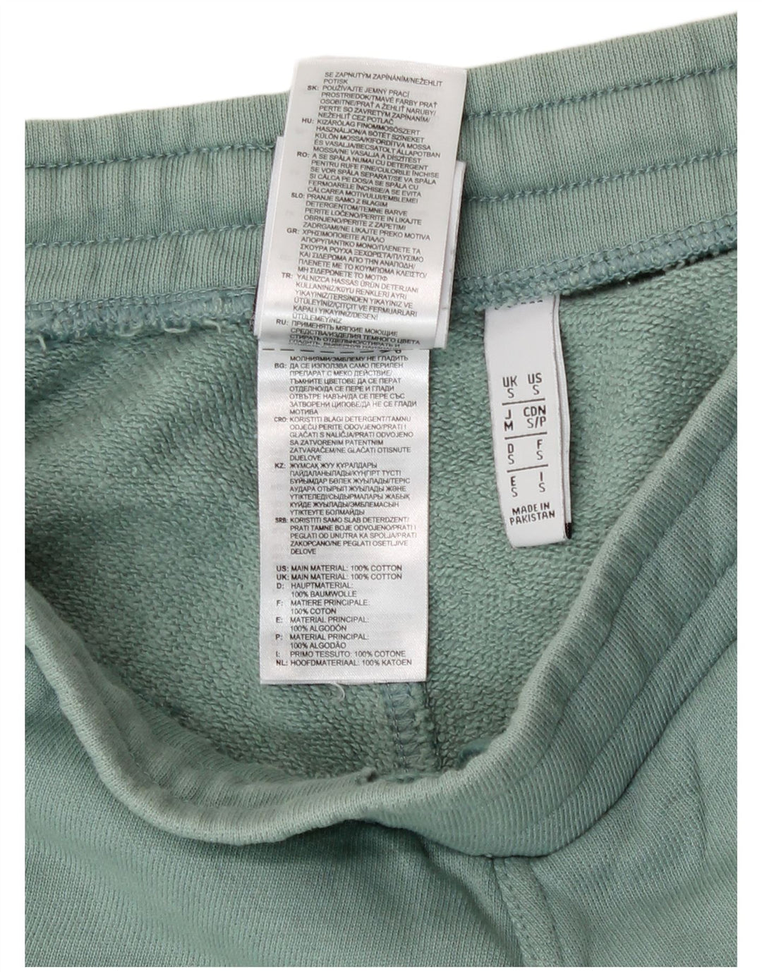 Pantaloncini sportivi Adidas da uomo piccoli in cotone verde