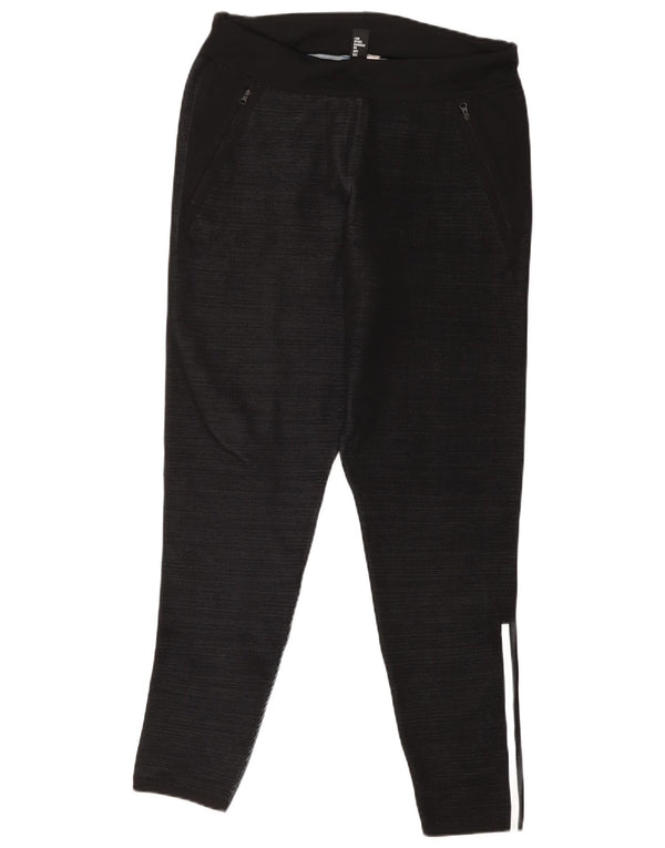 Pantaloni della tuta da donna Adidas UK 14 grandi neri