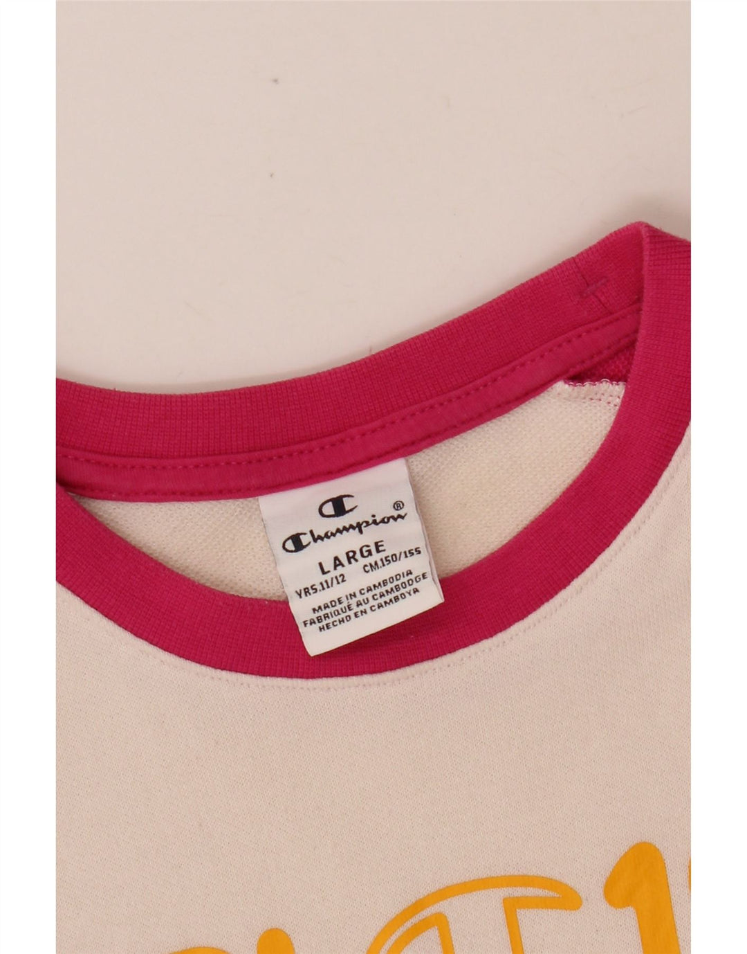 Felpa per ragazze CHAMPION, 11-12 anni, grande, colore rosa