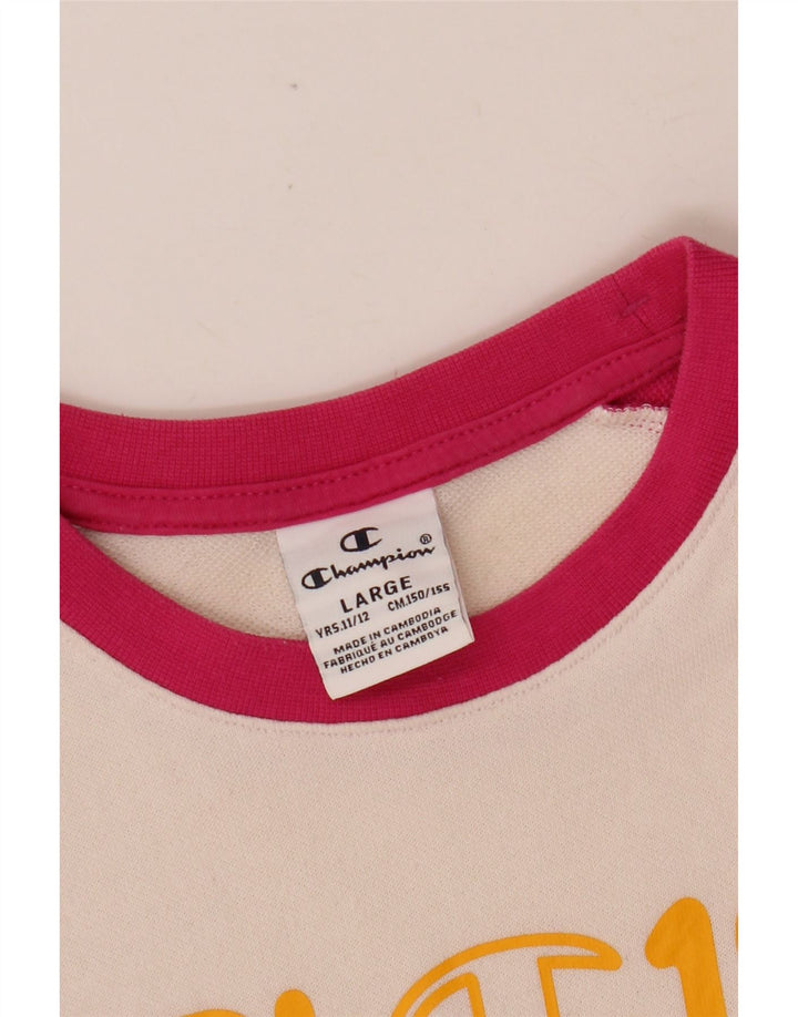 Felpa per ragazze CHAMPION, 11-12 anni, grande, colore rosa