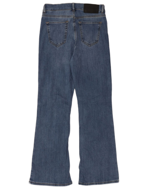 Marks & Spencer Womens Autograph Flared Jeans UK 10 Small W26 L30 Blue