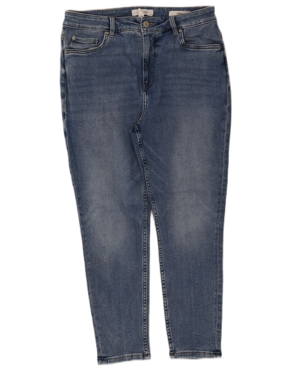 Jeans skinny Marks & Spencer da donna Per Una Crop UK 14 Large W30 L24 Blu