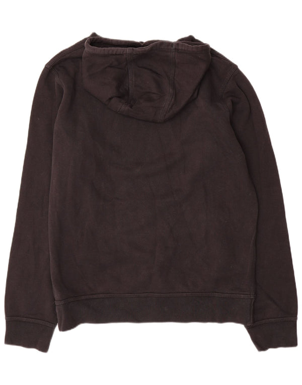 Felpa con cappuccio grafica Nike da uomo grande in cotone nero