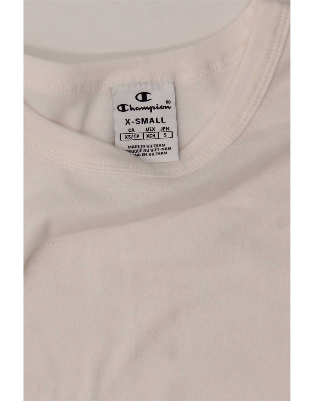 Maglia a maniche lunghe da donna Champion UK 6 XS Bianca