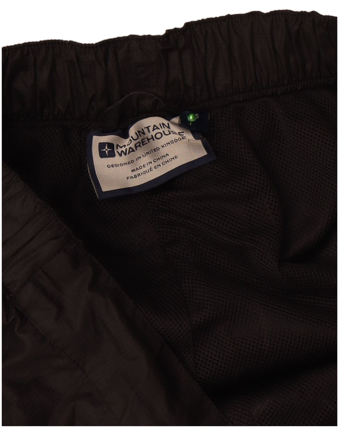 Pantaloni impermeabili dritti da uomo Mountain Warehouse Large W36 L31 neri