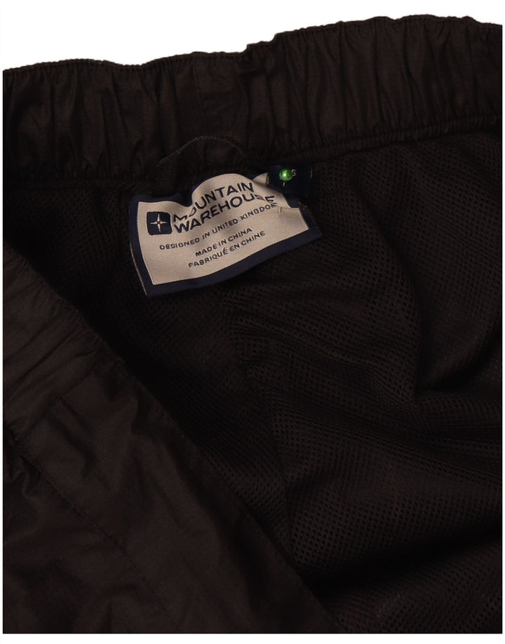 Pantaloni impermeabili dritti da uomo Mountain Warehouse Large W36 L31 neri