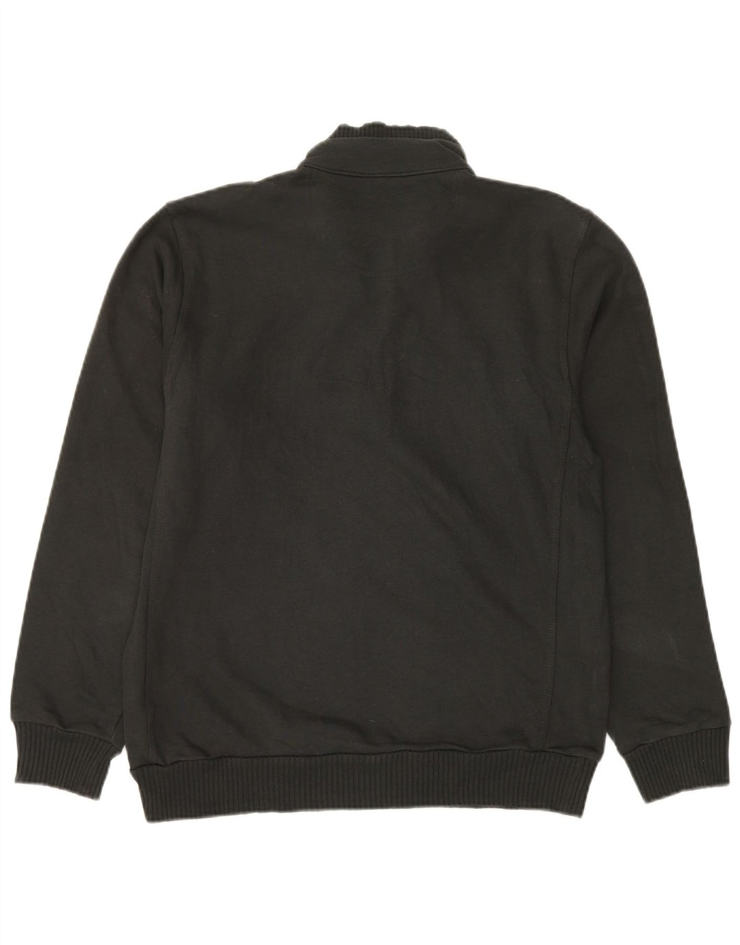 Felpa Champion da uomo classica con zip e collo, maglione, cotone nero medio