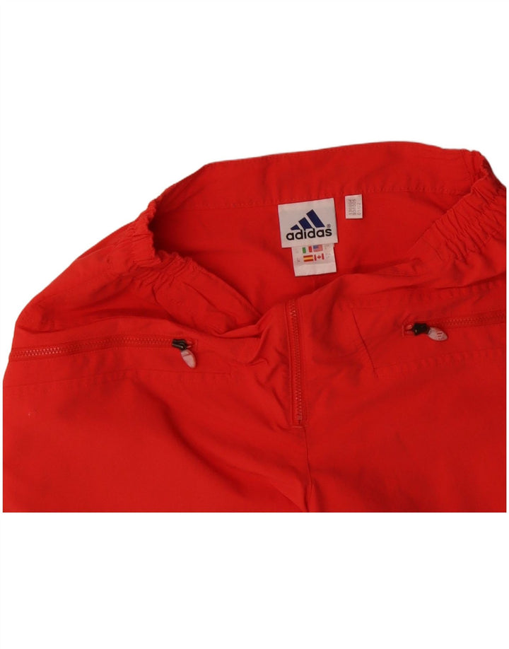 Bermuda ADIDAS da donna UK 10 Small W28 arancione poliammide