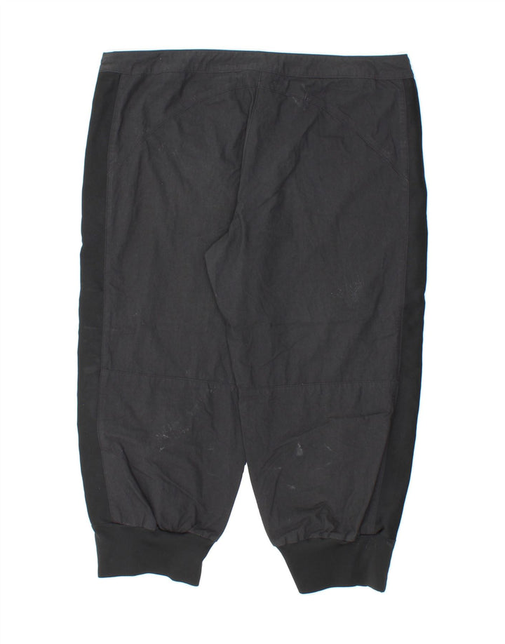 NIKE Womens Joggers Capri Trousers UK 14 Large W34 L21 Black Polyester Vintage Nike and Second-Hand Nike from Messina Hembry 