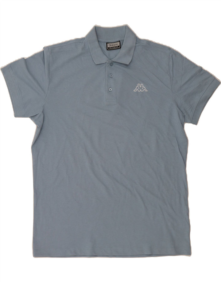 KAPPA Mens Polo Shirt XL Blue Cotton Vintage Kappa and Second-Hand Kappa from Messina Hembry 