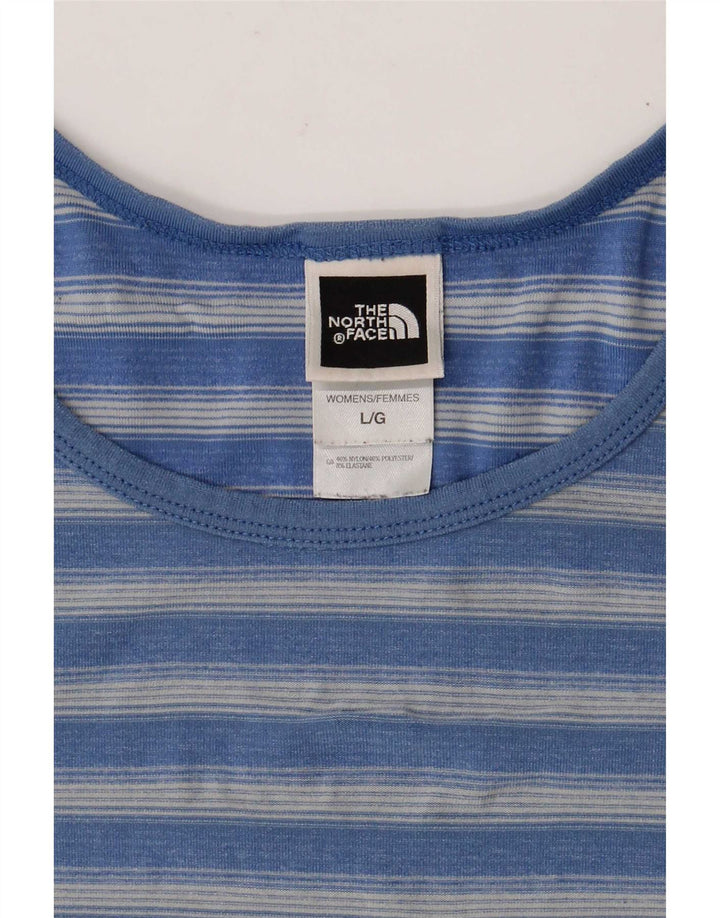 T-shirt da donna The North Face Top UK 16 poliestere a righe grandi blu
