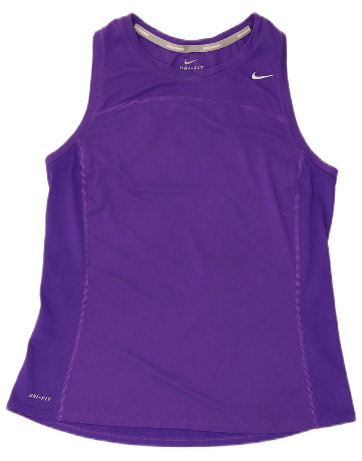 Canotta NIKE Dri Fit da donna UK 12 medio viola