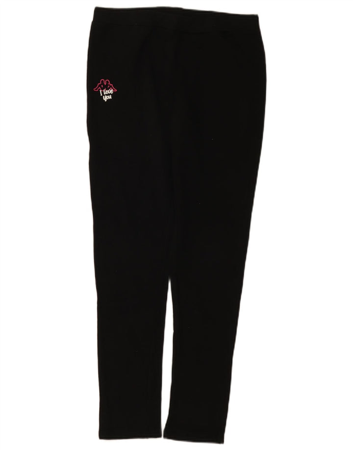 Leggings Kappa Bambina 15-16 Anni Cotone Nero