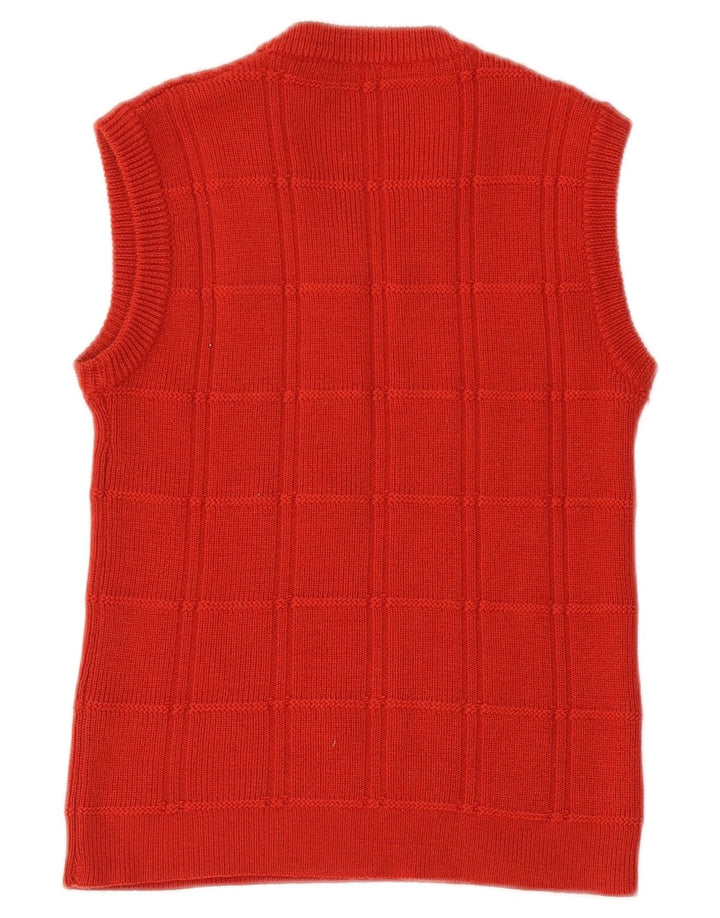 Canotta corta da donna VINTAGE UK 10 piccola rossa