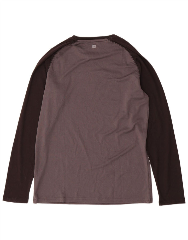 Mountain Warehouse Maglia IsoCool da uomo a maniche lunghe in colore grigio medio