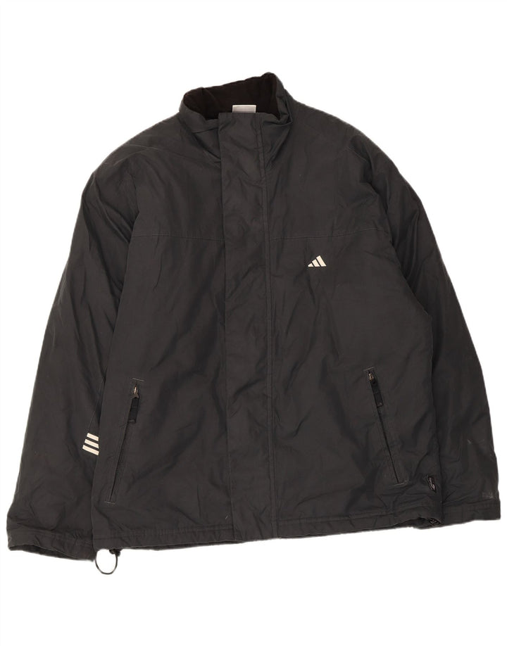 Polo Adidas da uomo UK 38 grigio medio in poliammide
