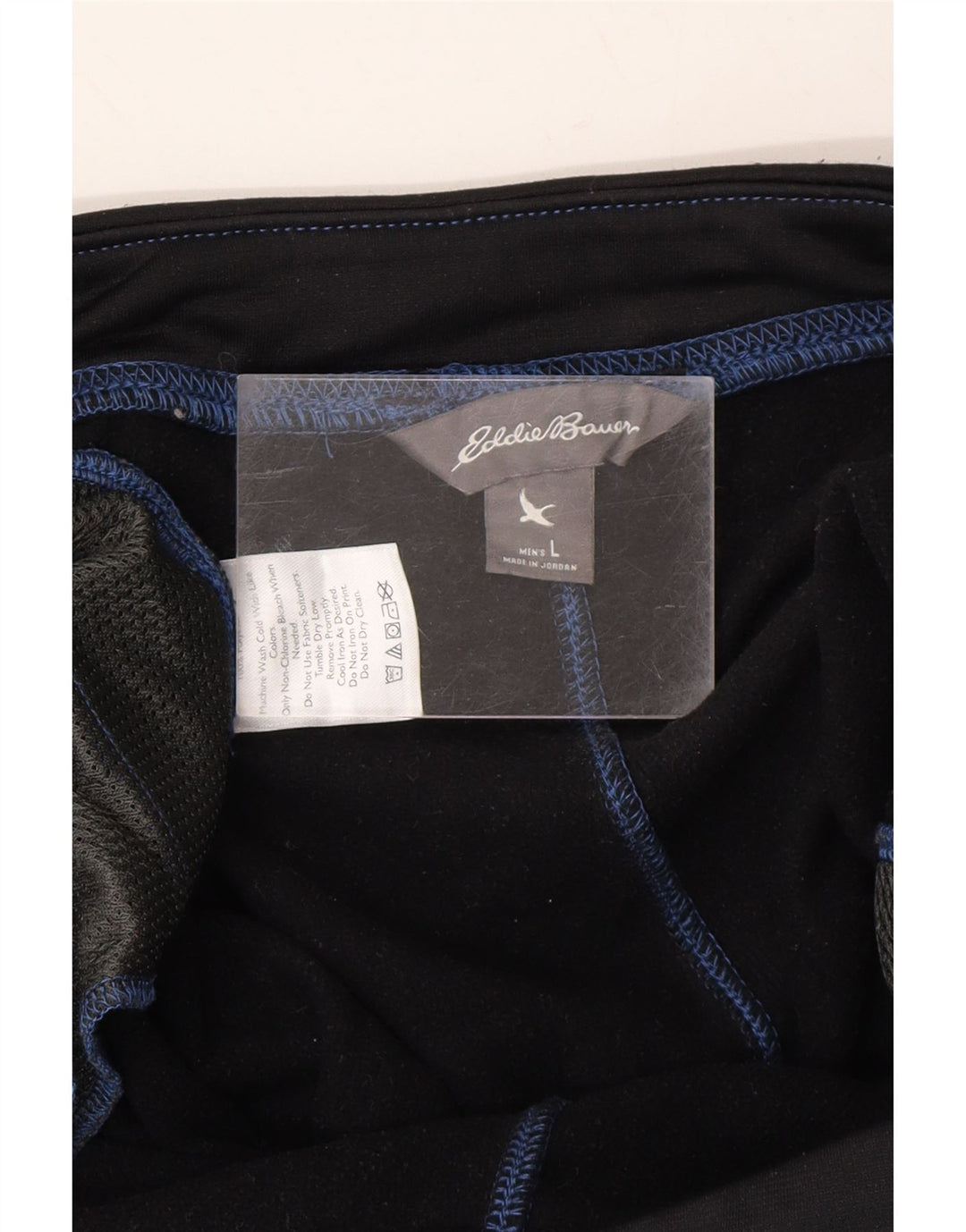 EDDIE BAUER Mens Tracksuit Trousers Large  Black Vintage Eddie Bauer and Second-Hand Eddie Bauer from Messina Hembry 