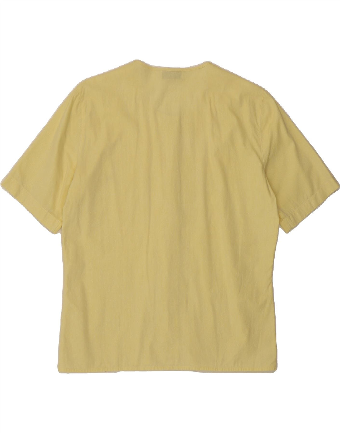 VINTAGE Womens Graphic Oversized Blouse Top IT 40 Small Yellow Vintage Vintage and Second-Hand Vintage from Messina Hembry 