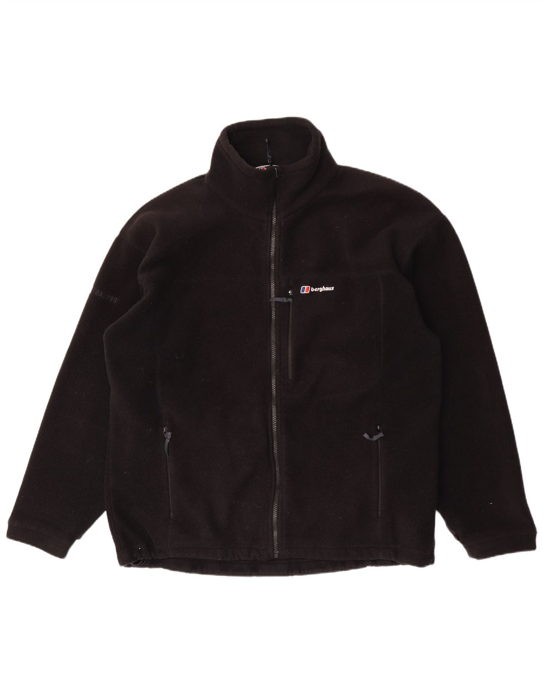 Giacca in pile foderata da uomo BERGHAUS UK 42 XL poliestere nero