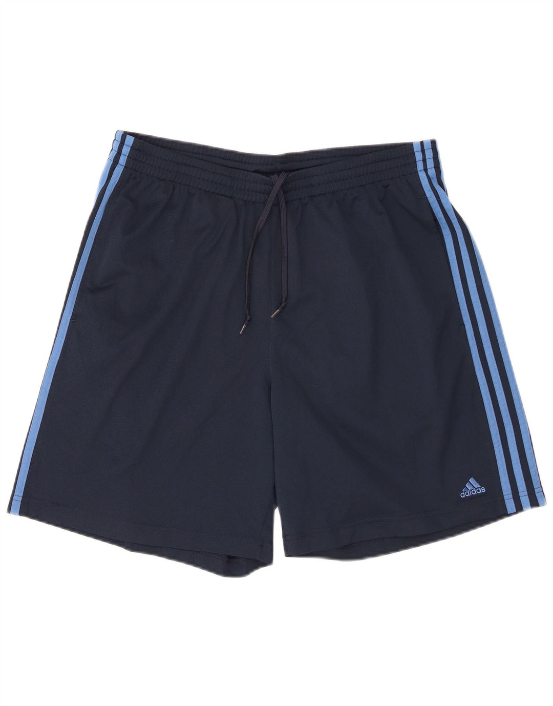 Pantaloncini sportivi Adidas Climalite da uomo di grandi dimensioni in poliestere blu navy