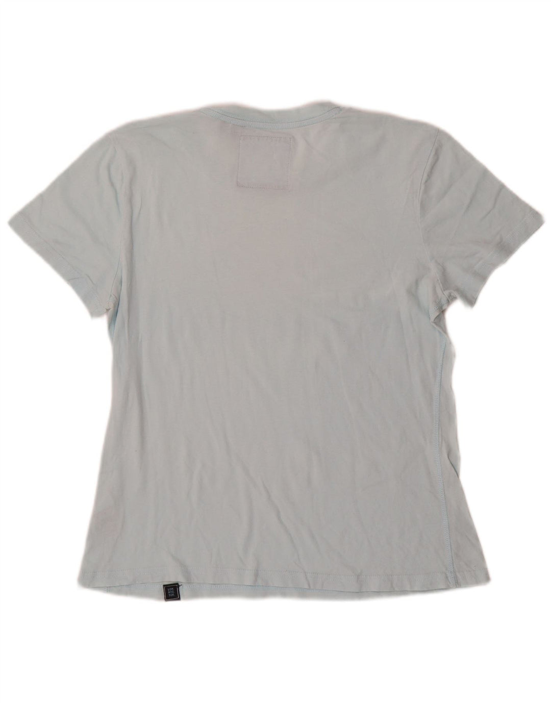 T-shirt grafica da donna Superdry Top UK 12 cotone blu medio