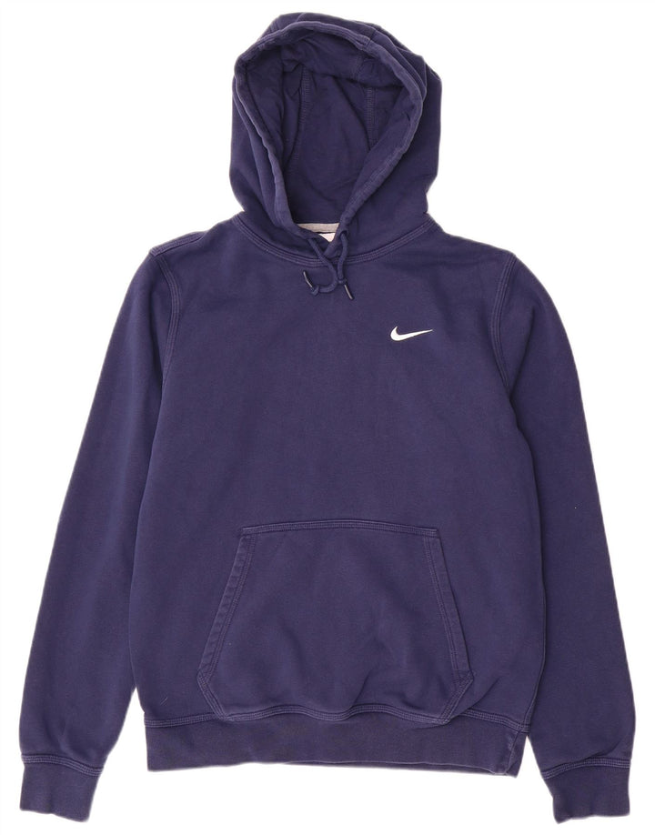 Maglia con cappuccio da uomo NIKE media cotone blu navy