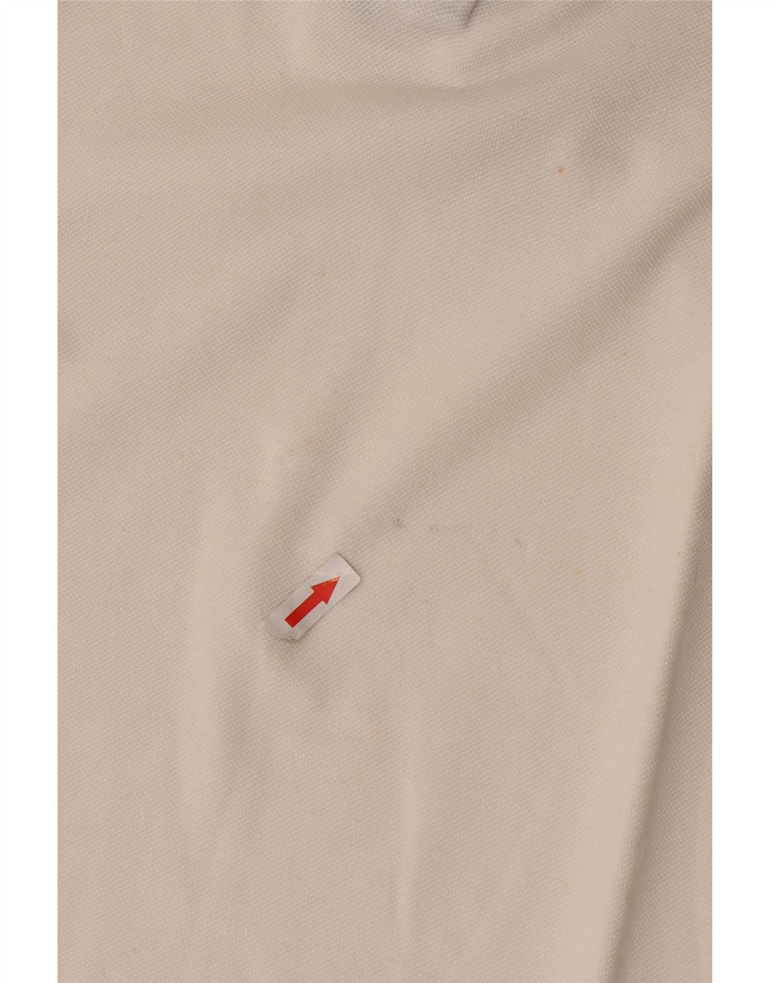 Polo Kappa da uomo in cotone color block bianco medio