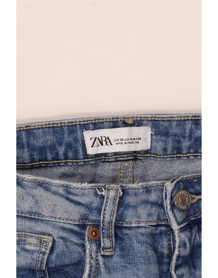 Jeans Bootcut da donna Zara EU 36 XS W26 L25 Blu