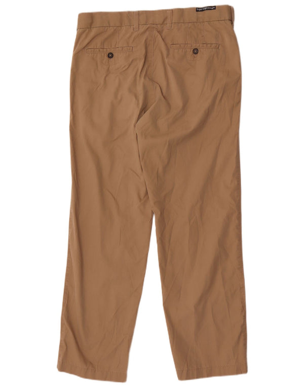 Pantaloni chino dritti Marks & Spencer da uomo blu Harbour W34 L29 Beige