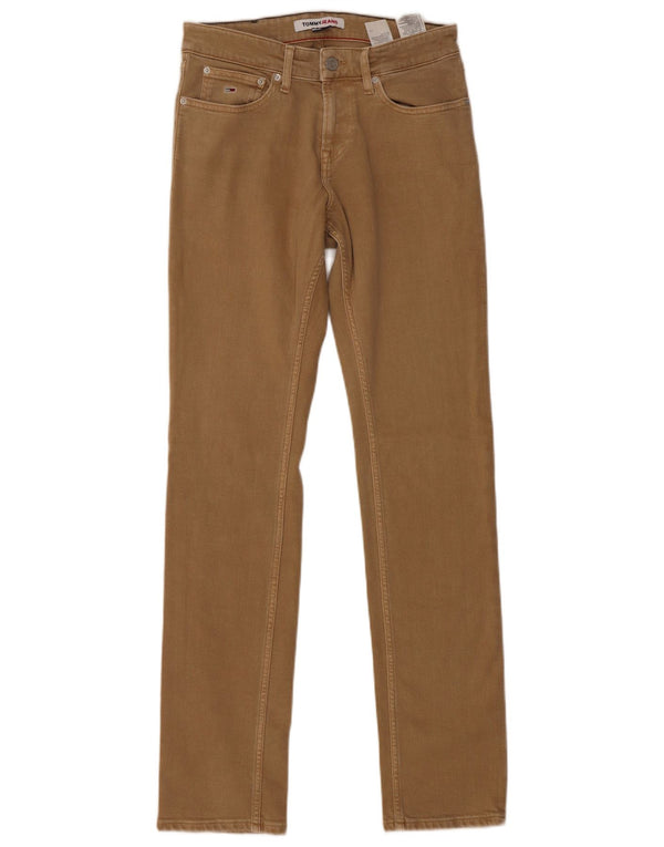 Tommy Hilfiger Uomo Scanton Slim Jeans W28 L32 Cotone Beige