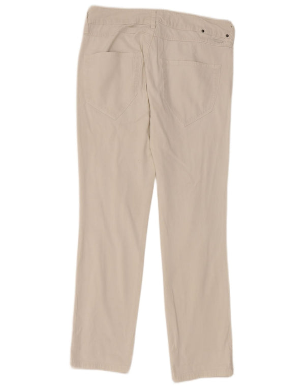 Pantaloni casual slim da donna DIESEL W28 L27 cotone bianco