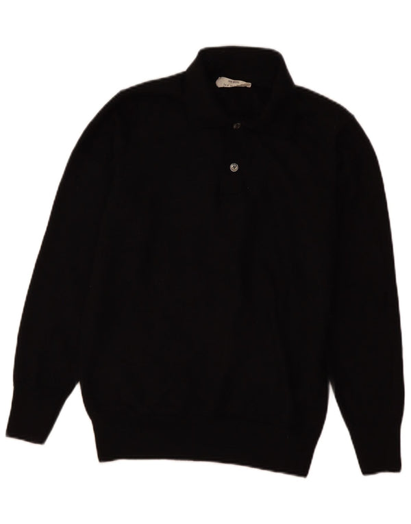 Maglione maglione collo alto da donna Zara UK 12 lana nera media