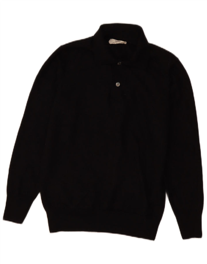 Maglione maglione collo alto da donna Zara UK 12 lana nera media