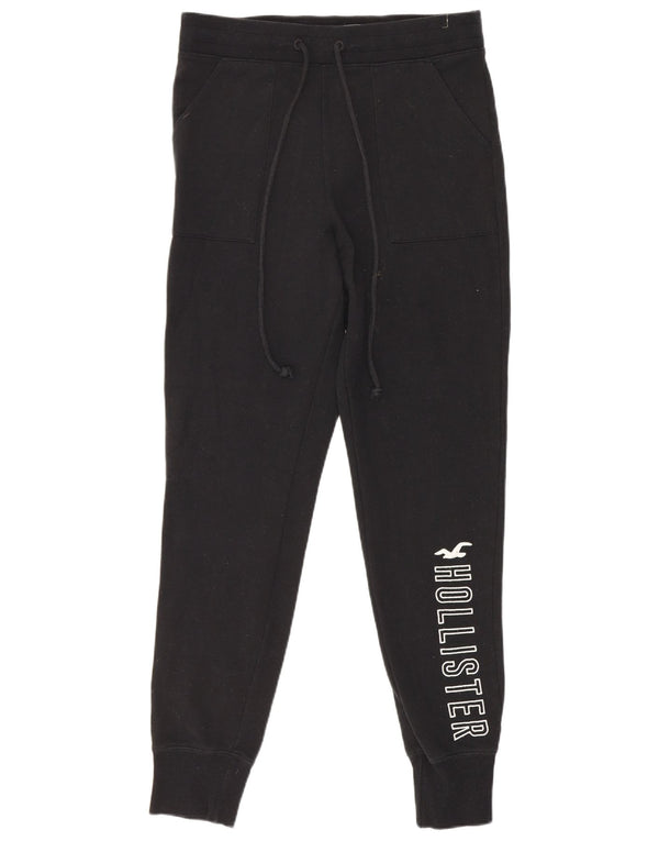 Pantaloni da tuta Hollister Graphic da donna Joggers UK 12 Medium Nero