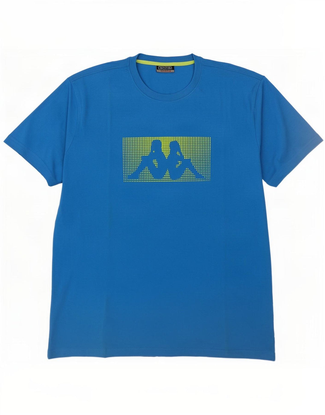 T-shirt grafica da uomo Kappa Top 2XL in cotone blu
