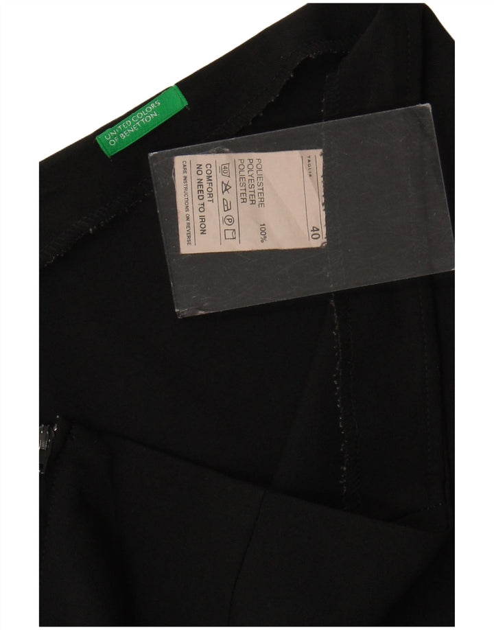 Gonna dritta da donna Benetton IT 40 Small W30 Poliestere nero
