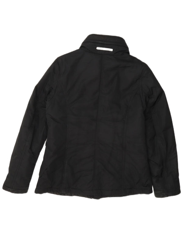Giacca imbottita con cappuccio da donna Slam UK 14 poliestere nero medio