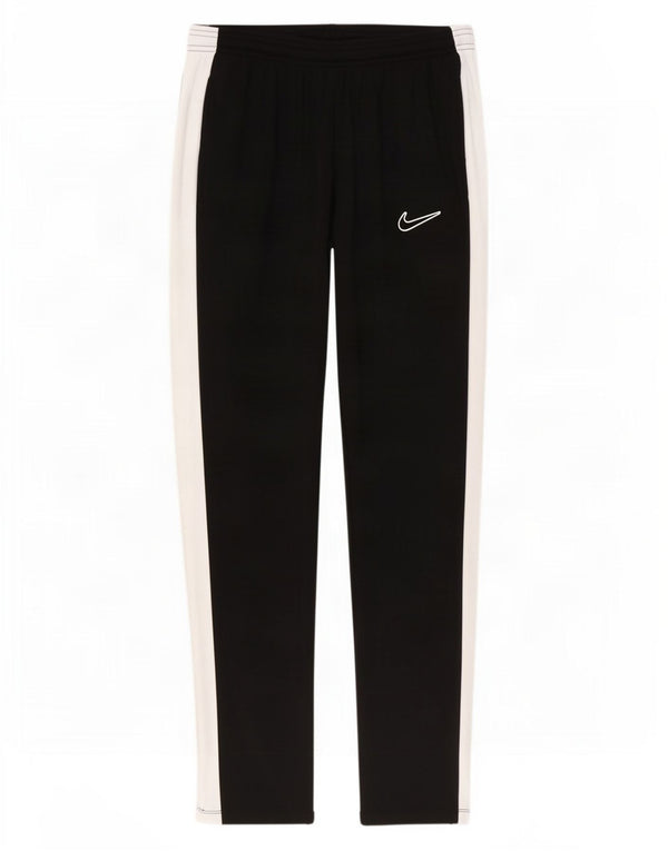 Pantaloni da tuta Nike Dri Fit da uomo in poliestere color block medio nero