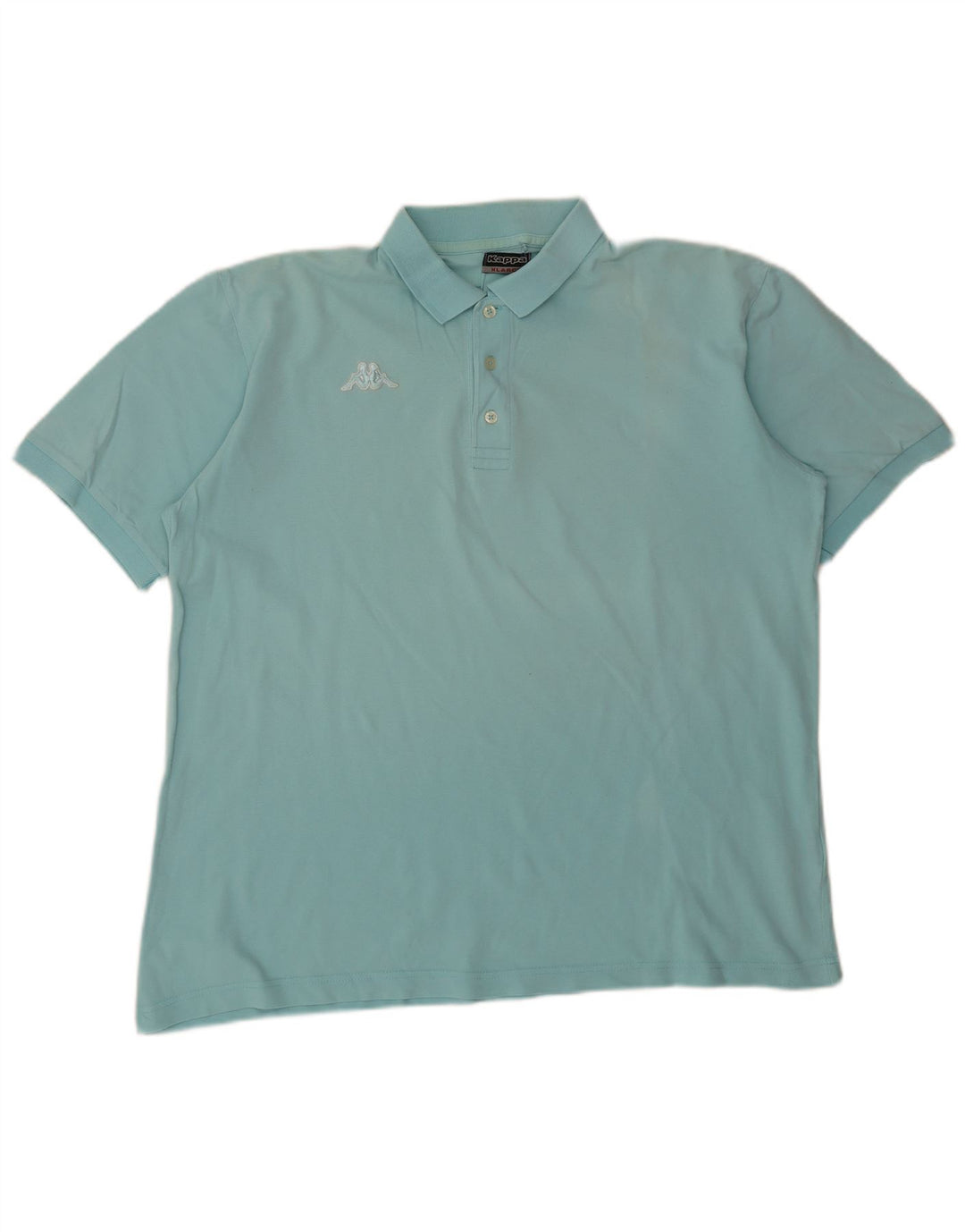 Polo Kappa Uomo XL Turchese Cotone