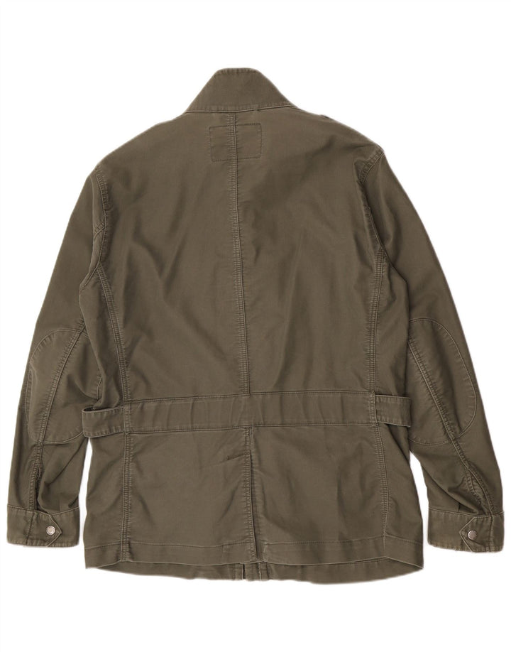 Giacca militare da uomo Woolrich UK 40 Large in cotone kaki