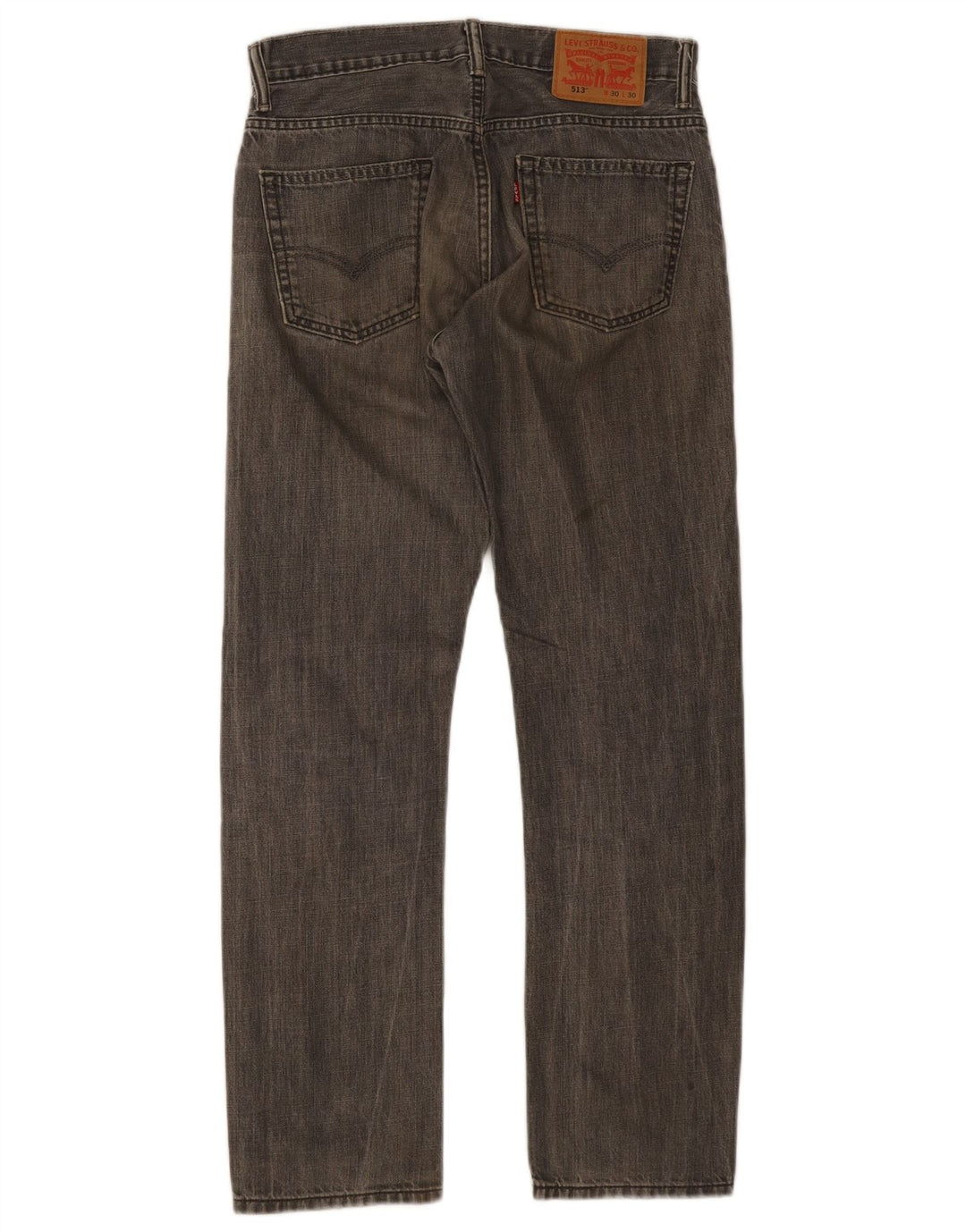 Levi's Uomo 513 Jeans dritti W30 L30 Cotone grigio