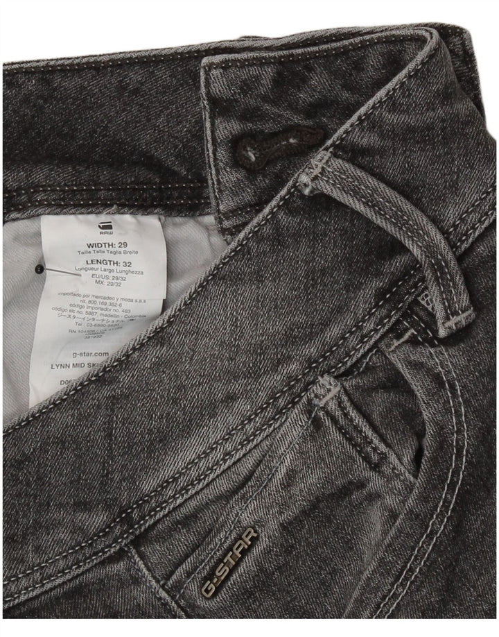 Jeans skinny da donna G-Star W29 L32 cotone grigio