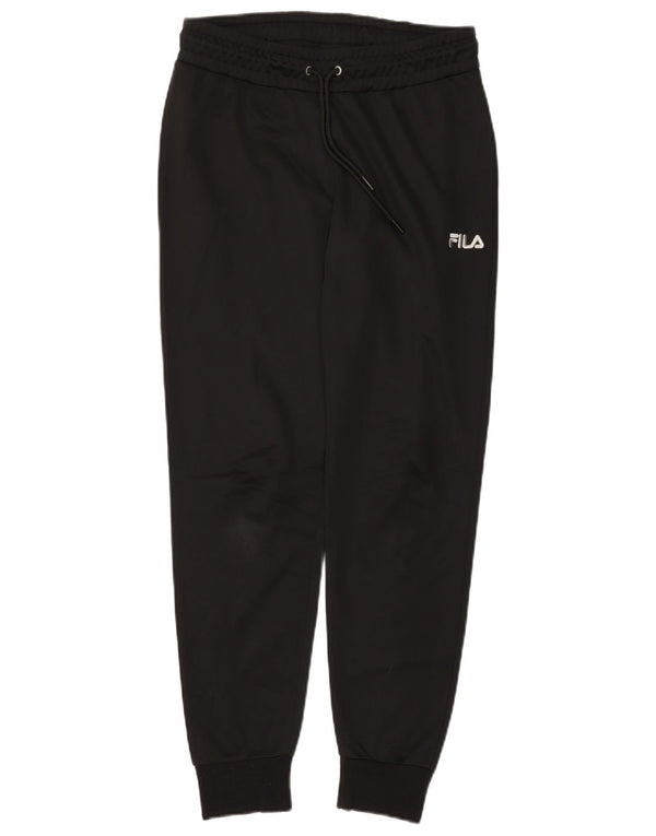 Pantaloni da tuta da uomo FILA Joggers piccoli in poliestere nero